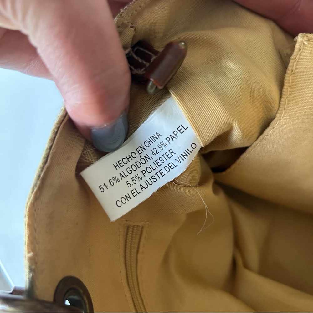 Woven double handle bucket bag - Picture 10 of 11
